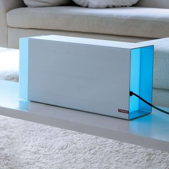 Stolná LED lampa Eraser 380 silver