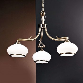 Závesná lampa Elvira, 3-plameňová