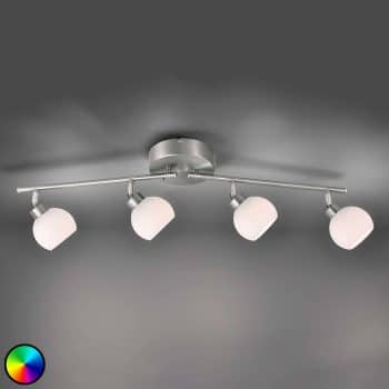 Stropné LED svietidlo Yaeka 4pl diaľkové ovládanie