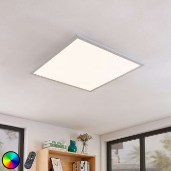Stropné LED svietidlo Milian diaľkové 62x62
