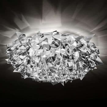 Slamp Veli Large striebro – stropné svietidlo