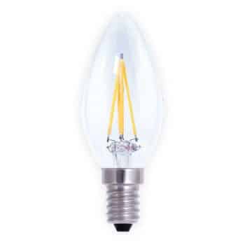E14 4W LED sviečková žiarovka, stmievateľná