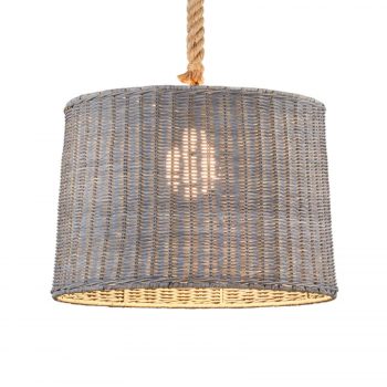 Závesná lampa Rotin, 1-pl.