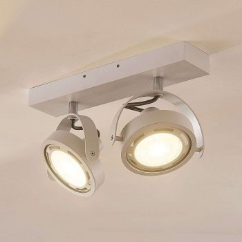 LED svetlo Munin stmievateľné biele 2-plameňové