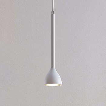 Závesná lampa Nordwin, 1 svetlo, bielo-strieborná