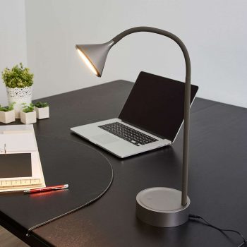 Nastaviteľná stolná LED lampa Ellister USB