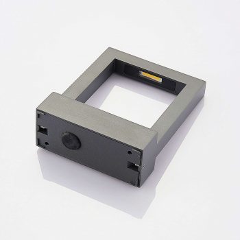 Vonkajšie nástenné LED svetlo Loki tmavosivá 13 cm