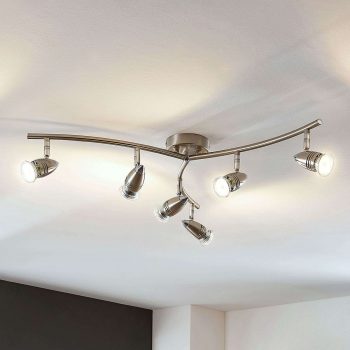 Stropné LED svietidlo Benina, 6-plameňové