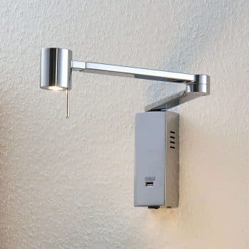 Nástenné LED svetlo Merete USB výstup