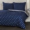 4Home bavlnené obliečky Stars Navy blue, 160 x 200 cm, 70 x 80 cm - Image 4