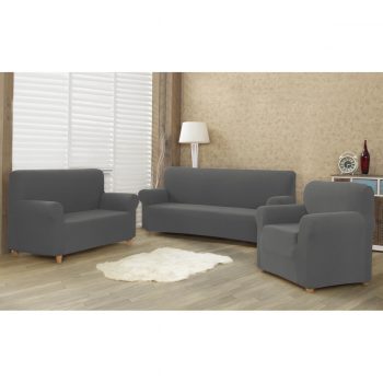 4Home Multielastický poťah na dvojkreslo Comfort sivá, 140 - 180 cm