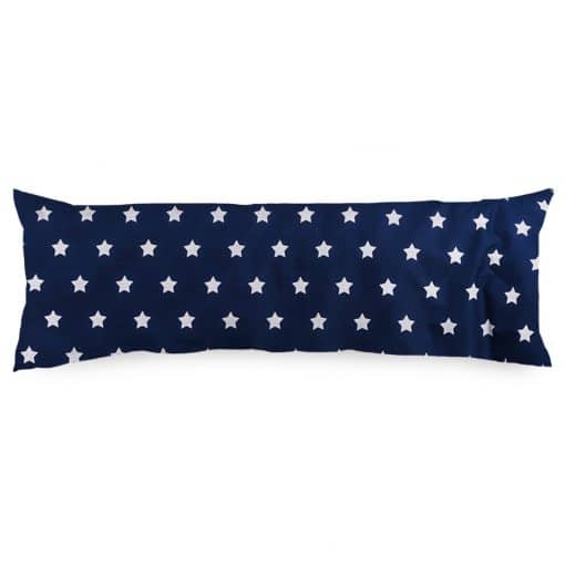 4Home Obliečka na Relaxačný vankúš Náhradný manžel Stars Navy Blue, 55 x 180 cm