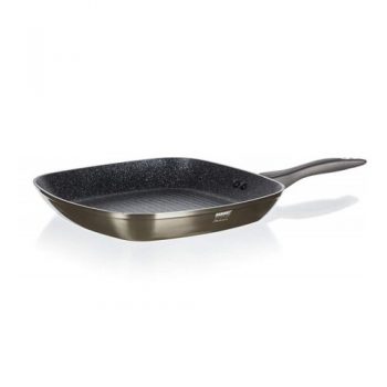 Banquet Panvica steaková s nepriľnavým povrchom Metallic Platinum, 28 x 28 cm