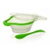 BANQUET Silikónová skladacia miska s príborom Culinaria green 3126620G - Image 1
