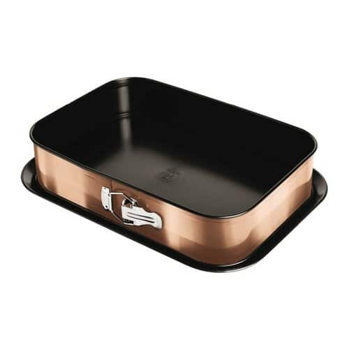 Berlinger Haus Forma s nepriľnavým povrchom 3v1 Rosegold Metallic Line, 39 x 27 x 7,5 cm