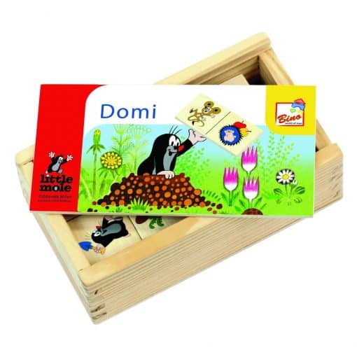 Obrázkové domino krtek, 28 dílků