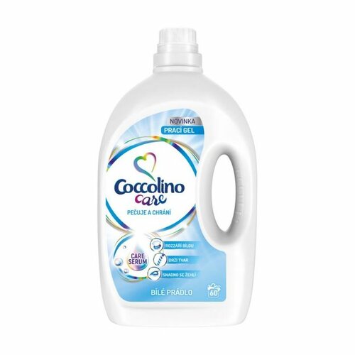 Coccolino Tekutý gél na pranie Biela bielizeň 2,4 l