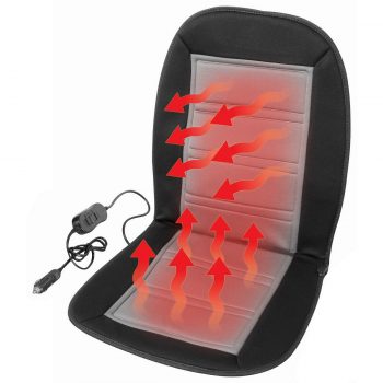 Compass Vyhrievaný poťah sedadla s termostatom Ladder sivá, 12 V