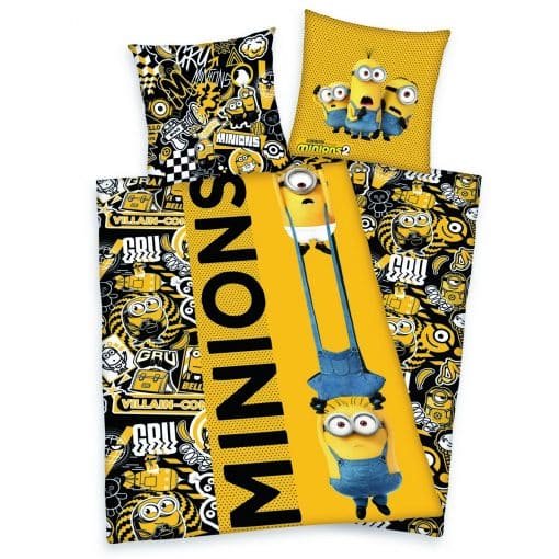 Herding Detské bavlnené obliečky Minions 2, 140 x 200 cm, 70 x 90 cm