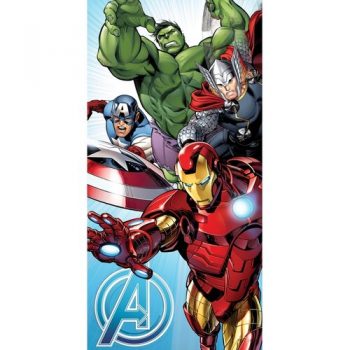 Jerry Fabrics Osuška Avengers light blue, 70 x 140 cm