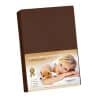 Bellatex Jersey prestieradlo s elastanom hnedá, 160 x 200 cm - Image 1