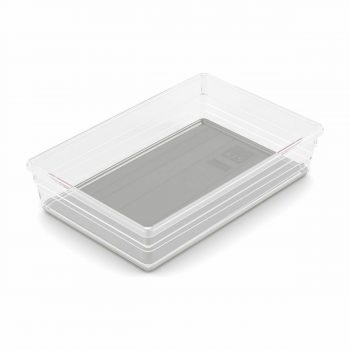KIS Úložný box SISTEMO 1 - 7,5x7,5x5,0cm šedý