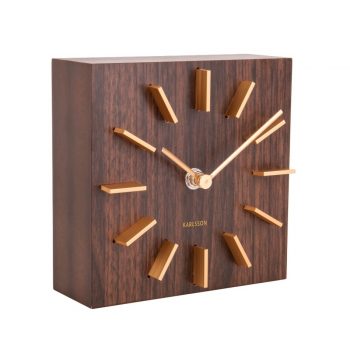 Dizajnové stolové a nástenné hodiny 5781DW Karlsson 15cm