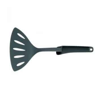 KELA Špachtľa FLEXO široká s otvormi, čierna, nylon 31,5cm KL-11273