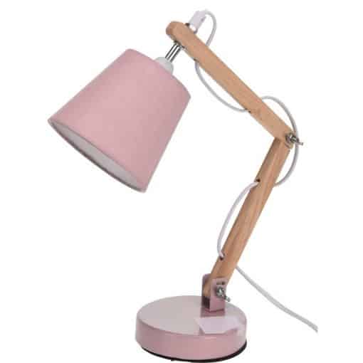 Koopman Stolná lampa Pastel tones ružová, 45 cm