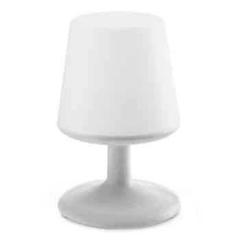 Koziol Stolná lampa Light to go, sivá