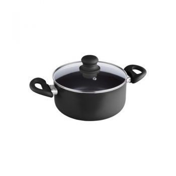 LAMART LT1124 KASTRÓL 20CM ČIERNYMULTIC.