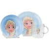 Mäser 3-dielna detská jedálenská súprava Frozen, Elsa - Image 1