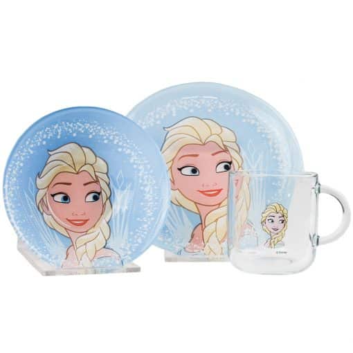 Mäser 3-dielna detská jedálenská súprava Frozen, Elsa