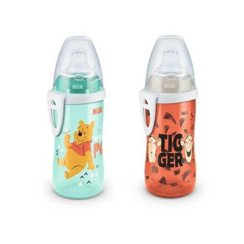 NUK First Choice Fľaša Active Cup DISNEY Macko Pú, 300 ml