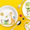 Orion Hlboký detský porcelánový tanier ŽIRAFA 19 cm - Image 2