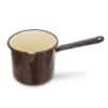 Orion Smaltovaný hrnček s rukoväťou Brown, 12 cm - Image 1