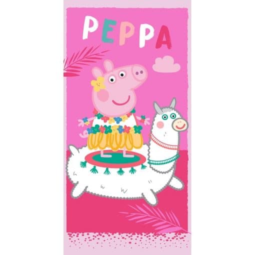 TipTrade Osuška Prasiatko Peppa a Lama, 70 x 140 cm