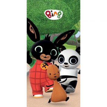 CARBOTEX Osuška Zajačik Bing, Flop a Panda, 70 x 140 cm