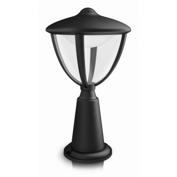 Philips 15472/30/16 Robin Vonkajšie stĺpikové LED svietidlo 33,5 cm, čierna,