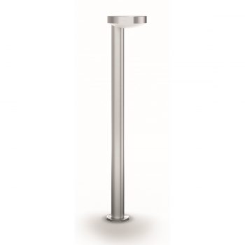 Philips 16493/47 / P0 Cockatoo Vonkajšie stĺpikové LED svietidlo 79 cm, strieborná
