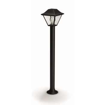 Philips 16497/30 / PN Alpenglow Vonkajšie stĺpikové svietidlo 89 cm, čierna