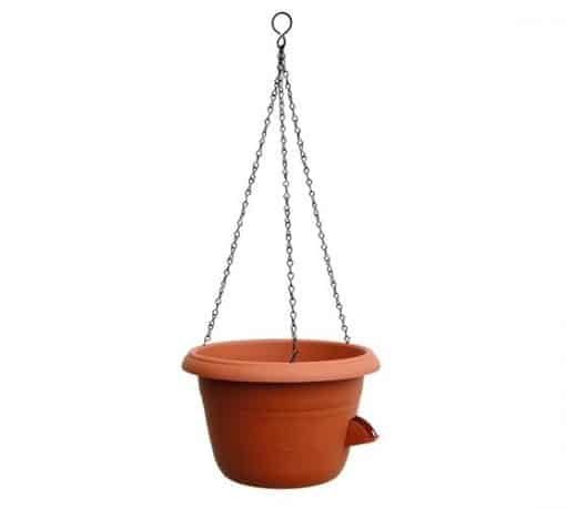 Plastia Samozavlažovací závesný kvetináč 25 cm hnedá - Image 2