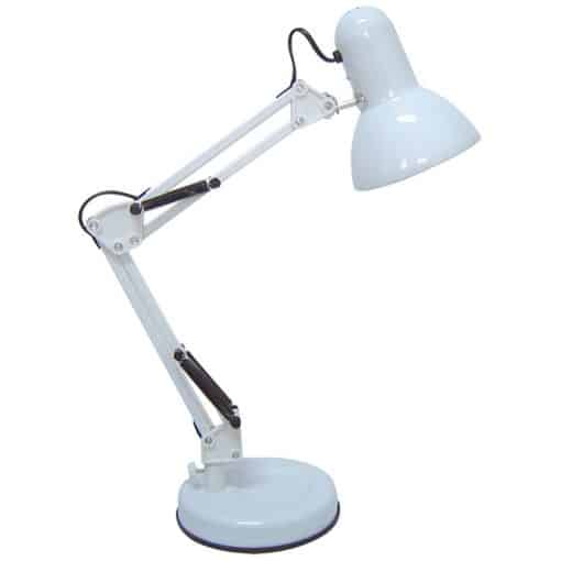 Rabalux Stolná lampa biela E27 päticou 4211