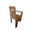 Stohovateľná záhradná stolička Stucking, teak - Image 2