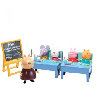 TM Toys Hrací set Peppa Pig škola, 10 ks
