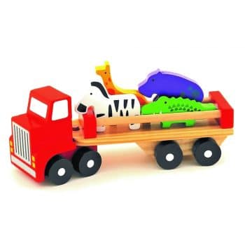 TREFL Nákladní auto se zvířátky - Safari