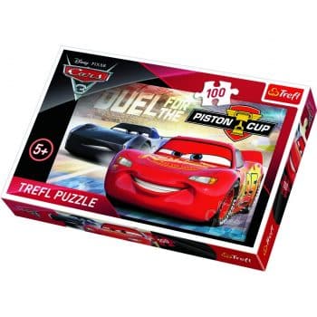 Trefl Puzzle Autá 3: Piston Cup, 100 dielikov