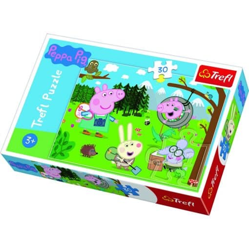 Trefl Puzzle Prasiatko Peppa v prírode, 30 dielikov