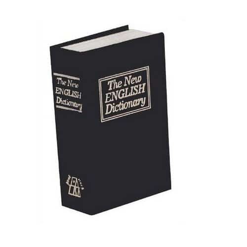 Trezor Kniha 23,5 x 15,5 x 5,5 cm, čierna