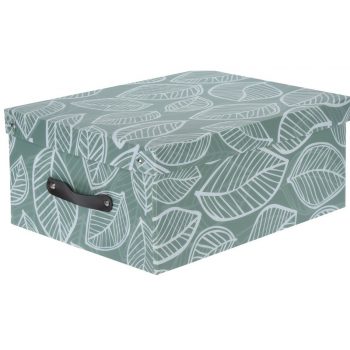 Úložný box Listy, zelená